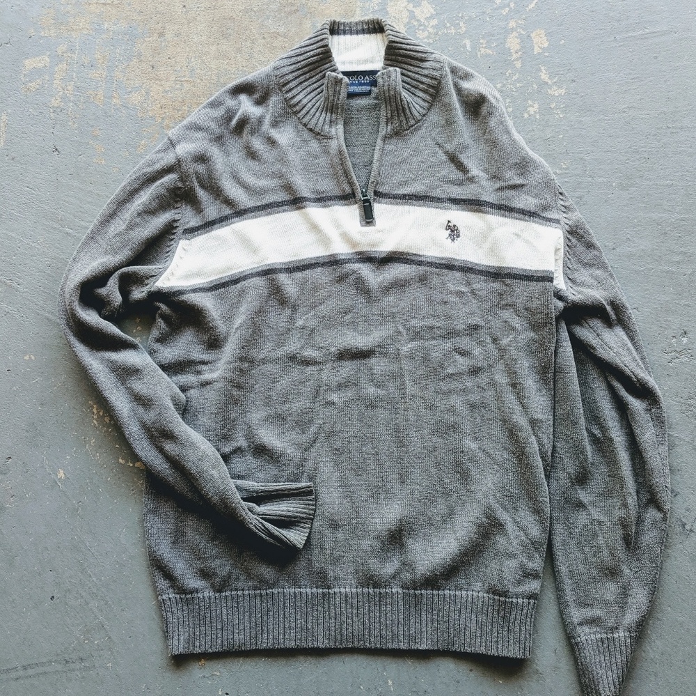US Polo gray sweater